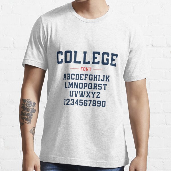 Classic College Font Vintage Sport Font In American Style For