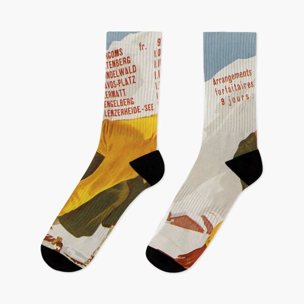 Item preview, retro Hiver en Suisse designed and sold by CorasPosters.
