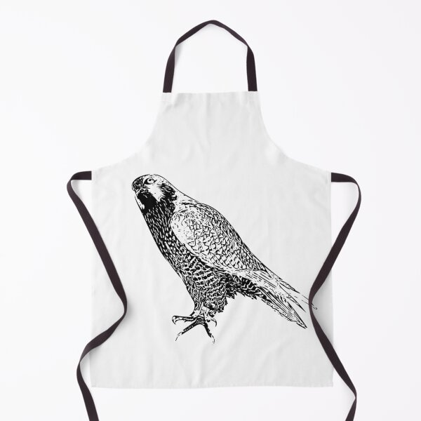 Item preview, Peregrine Falcon Black Print designed and sold by designsasstultd.