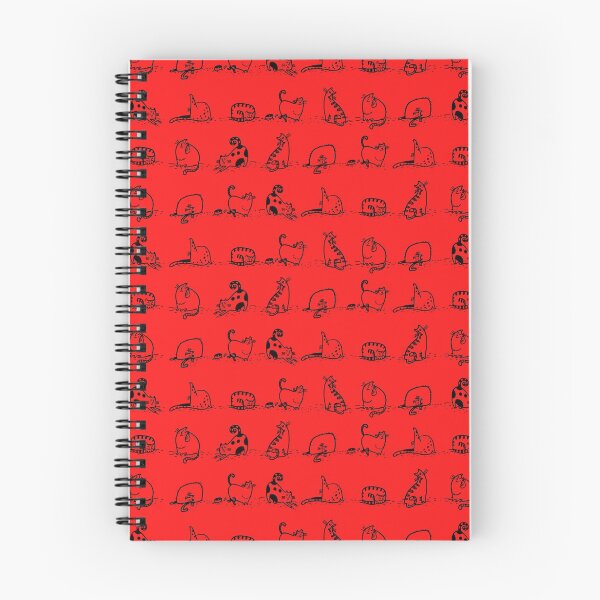 Item preview, Cats Yoga Class On Cherry Red | Cat Yoga designed and sold by SerendipityNow.