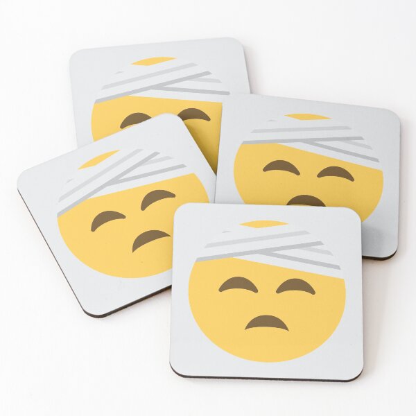Item preview, Face With Head Bandage designed and sold by Stitchmoji.