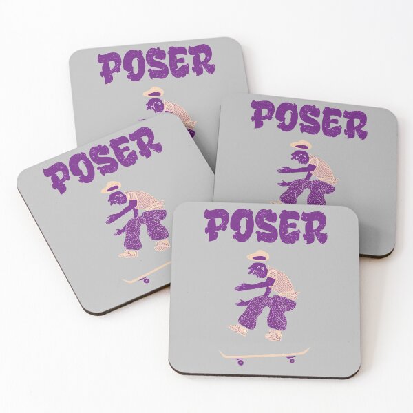 Item preview, Poser Old School Purple Skater Boy designed and sold by Mustard Prophet.