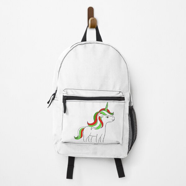 Item preview, Christmas Unicorn with Bright Multicoloured Red, Green and White Mane designed and sold by StayCuztom.