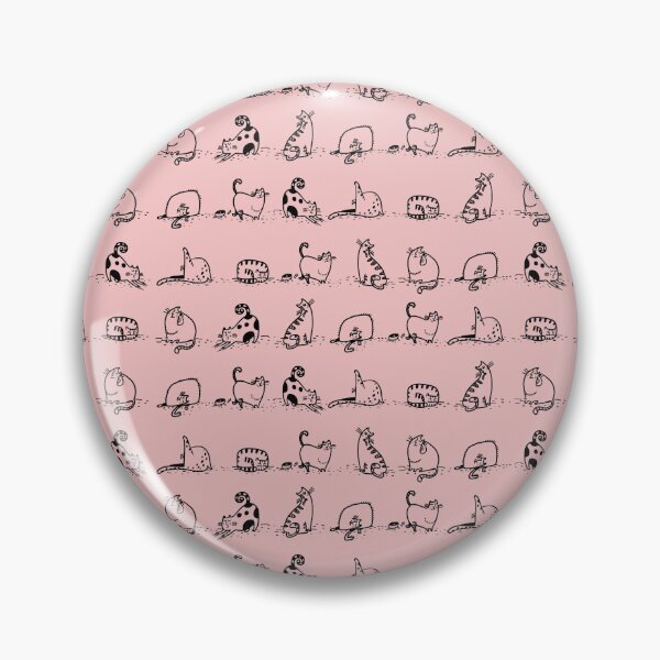 Item preview, Cats Yoga Class On Baby Pink | Cat Yoga designed and sold by SerendipityNow.