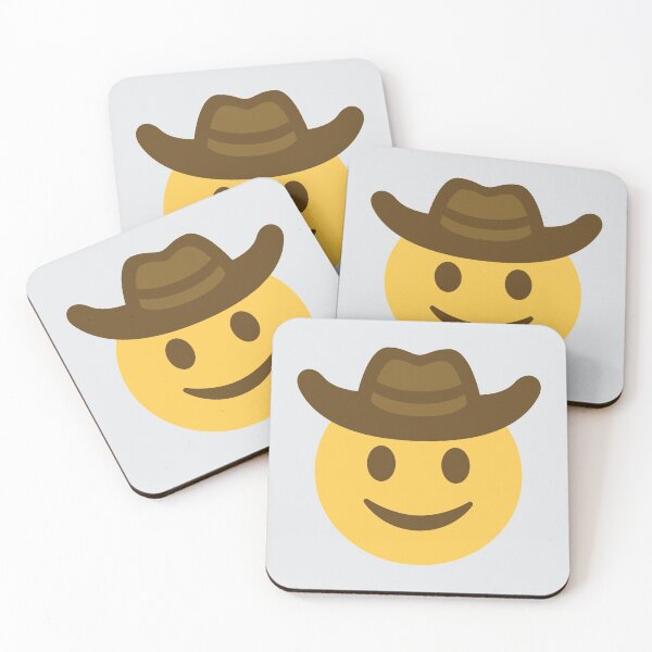 Item preview, Cowboy Hat Face designed and sold by Stitchmoji.