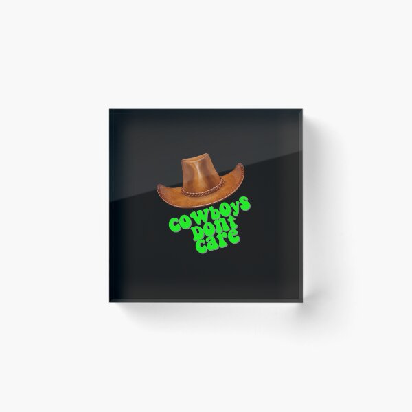 Item preview, Cowboys Dont Care Green designed and sold by Autographix.