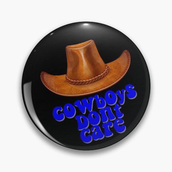 Item preview, Cowboys Dont Care Blue designed and sold by Autographix.