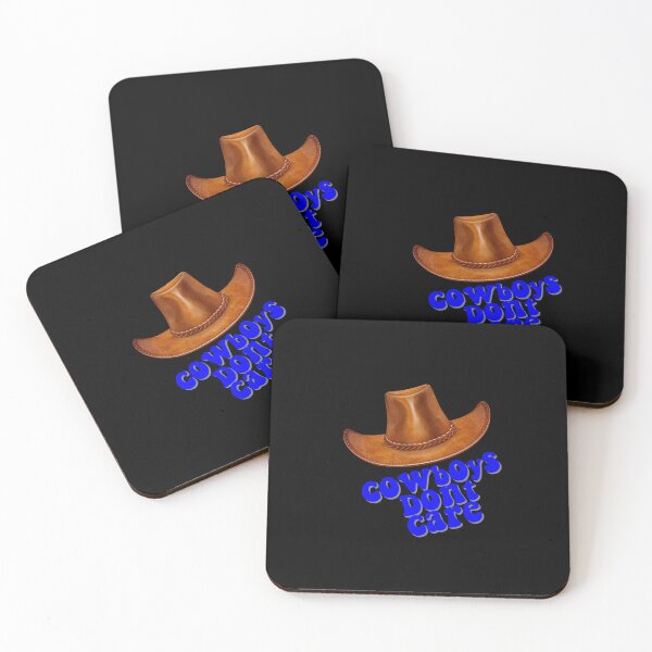 Item preview, Cowboys Dont Care Blue designed and sold by Autographix.