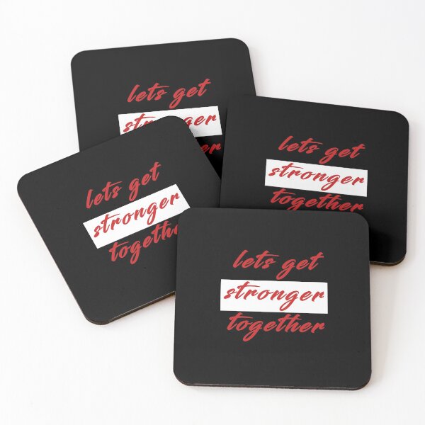 Item preview, lets get stronger together  designed and sold by Herodz.