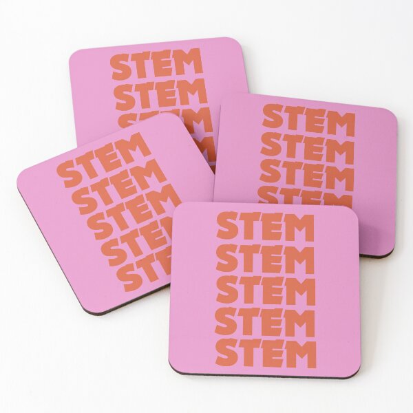 Item preview, STEM pink red repeat designed and sold by Shujii.