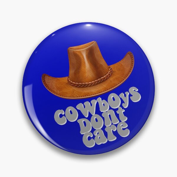 Item preview, Cowboys Dont Care Silver designed and sold by Autographix.