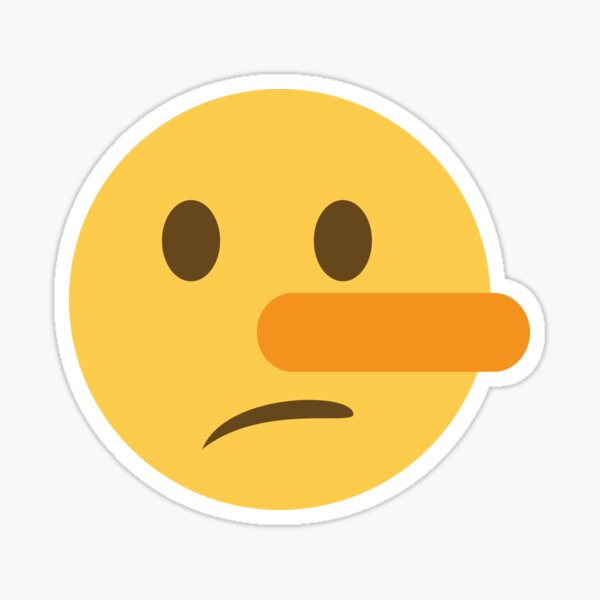 Lying Face Emoji - Emoji - Sticker