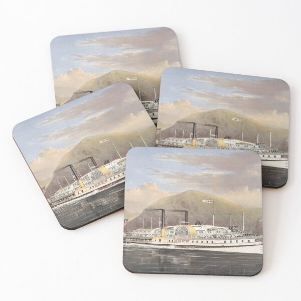 Item preview, American Steamboats On The Hudson - Passing The Highlands - 1874 designed and sold by warishellstore.