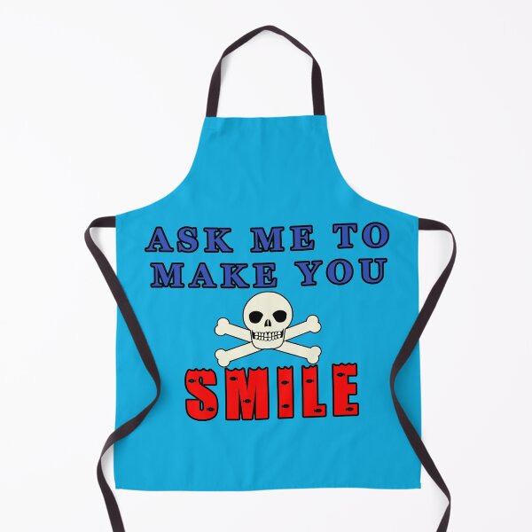 Item preview, Ask Me To Make You Smile Scull and Cross Bones designed and sold by KeysTreasures.