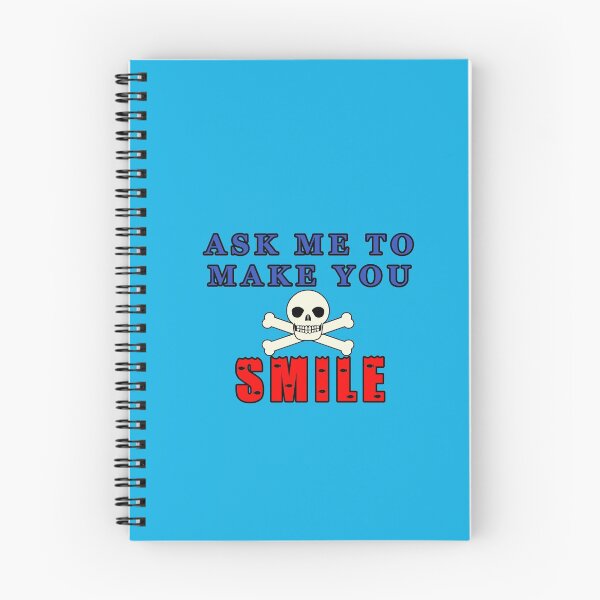 Item preview, Ask Me To Make You Smile Scull and Cross Bones designed and sold by KeysTreasures.