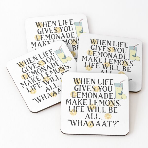 Item preview, When Life Gives You Lemons Funny Quote designed and sold by AsSaidOnTV.
