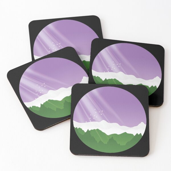 Item preview, Genderqueer Sunrise Mountains Landscape designed and sold by Pridish.