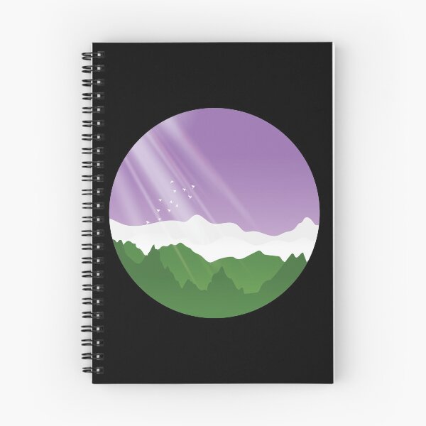 Item preview, Genderqueer Sunrise Mountains Landscape designed and sold by Pridish.