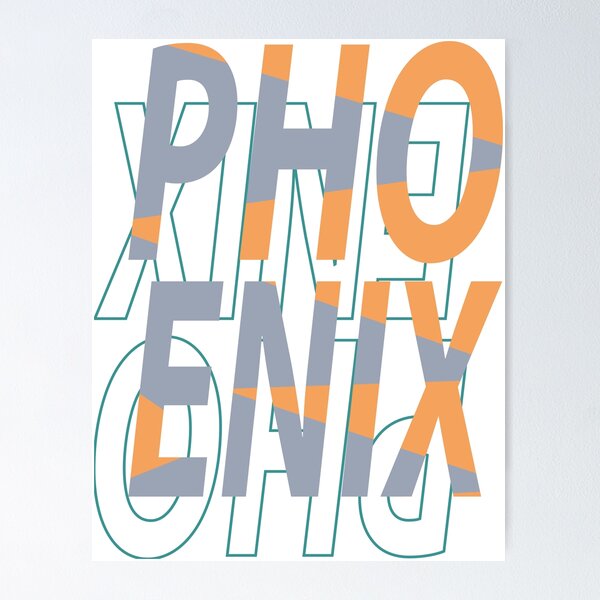 Item preview, Phoenix Typography designed and sold by mariazegena.