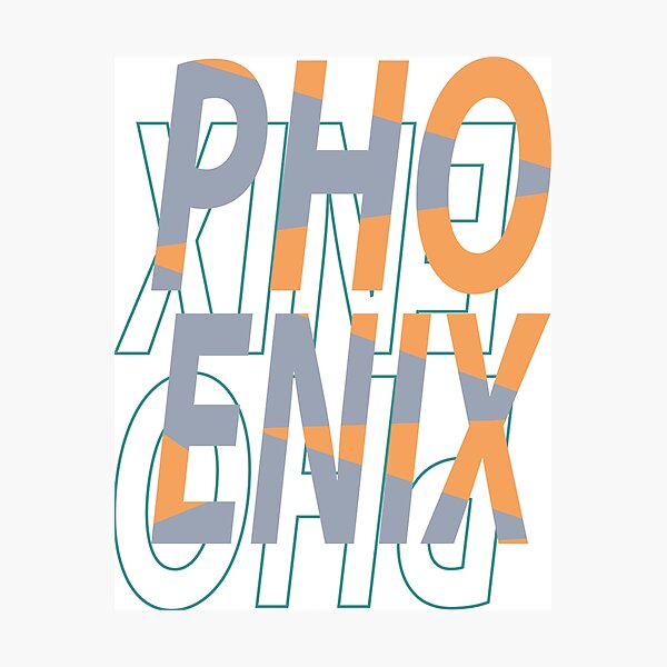 Item preview, Phoenix Typography designed and sold by mariazegena.