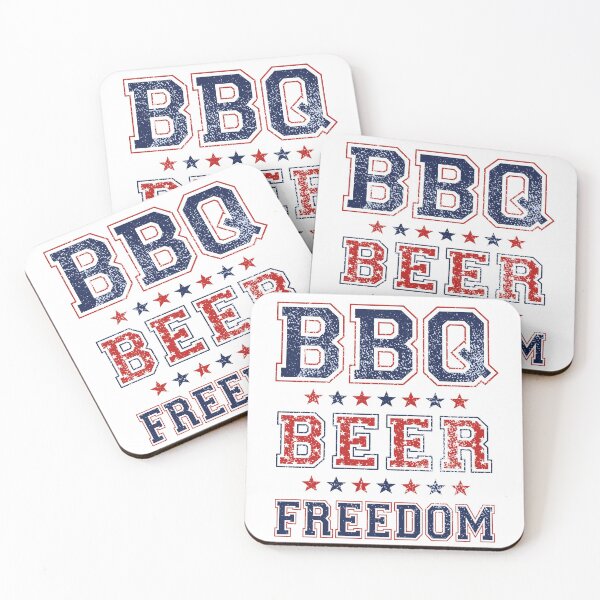 Item preview, BBQ Beer Freedom Funny Patriotic Vintage Retro Party designed and sold by johny11.