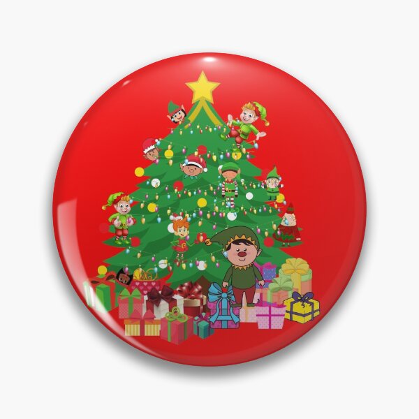 Item preview, Elf Christmas Tree With Presents designed and sold by walkingrock.