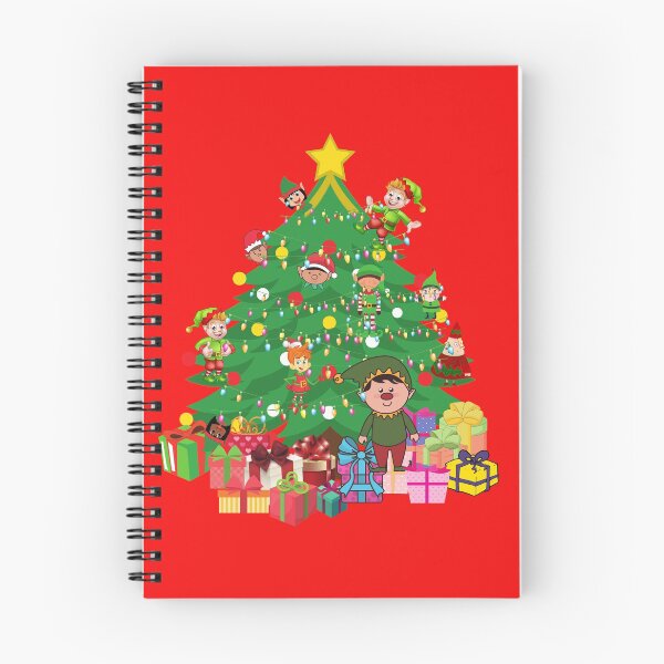 Item preview, Elf Christmas Tree With Presents designed and sold by walkingrock.
