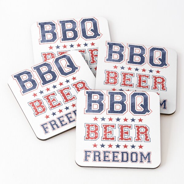 Item preview, BBQ Beer Freedom Funny Patriotic Vintage Retro Party designed and sold by johny11.