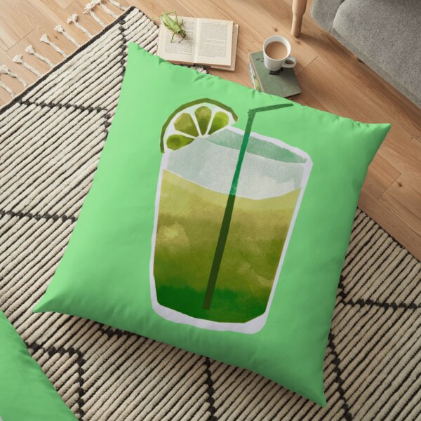 Lime drink Floor Pillow