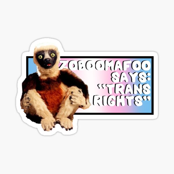 Artikel-Vorschau von Zoboomafoo sagt Trans Rechte, designt und verkauft von Logan Schenk.