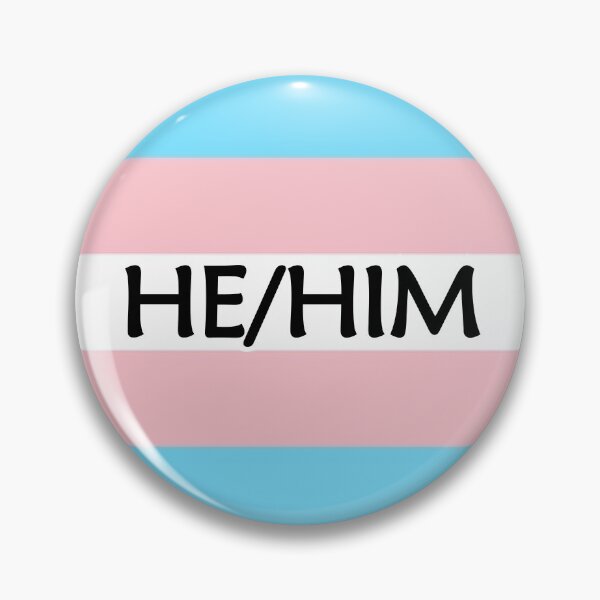 Item preview, Pronouns Tag (He/Him) designed and sold by QueerShop.