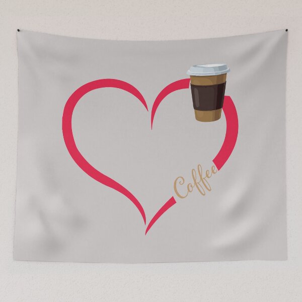 Item preview, Coffee lover heart designed and sold by JAZTshirt.