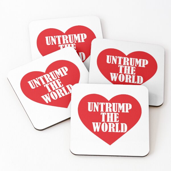 Item preview, UnTrump The World Heart, Vote For Biden, Anti-Trump, Blue Wave designed and sold by Hafashop.