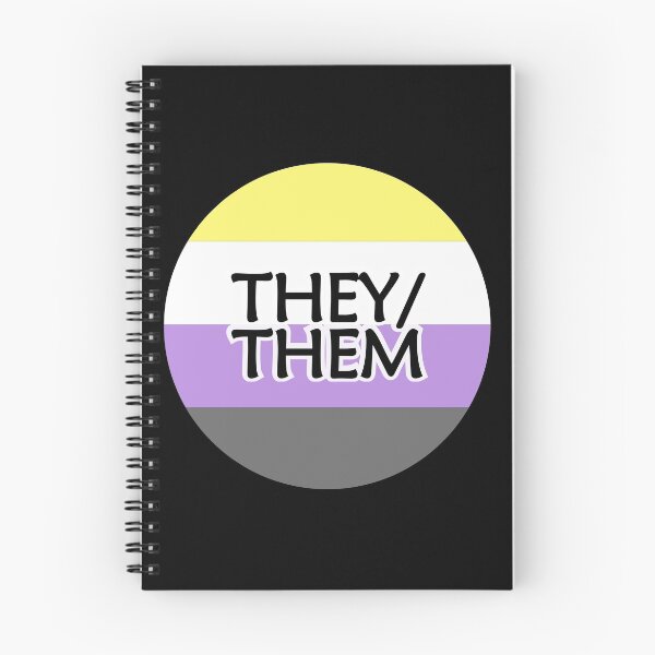 Item preview, Pronouns Tag (They/Them) designed and sold by QueerShop.