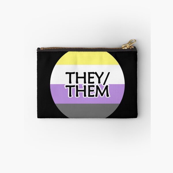 Item preview, Pronouns Tag (They/Them) designed and sold by QueerShop.