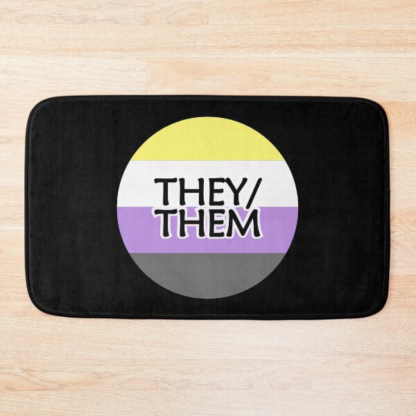 Item preview, Pronouns Tag (They/Them) designed and sold by QueerShop.