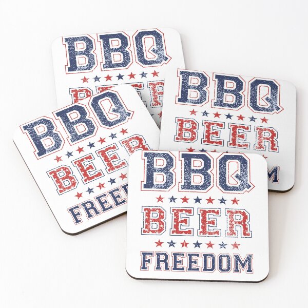 Item preview, BBQ Beer Freedom Funny Patriotic Vintage Retro Party designed and sold by johny11.