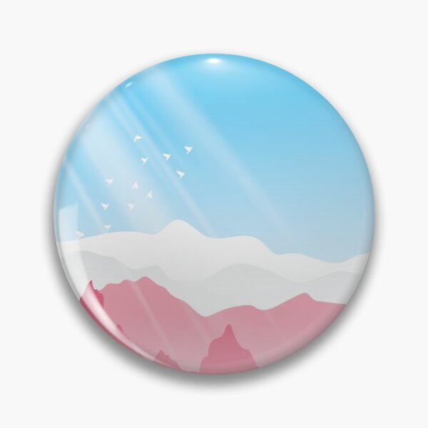 Item preview, Transgender Sunrise Mountains Landscape designed and sold by Pridish.