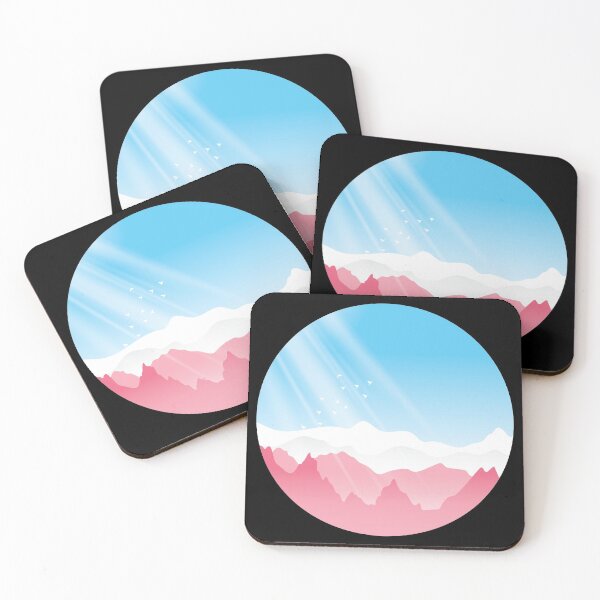 Item preview, Transgender Sunrise Mountains Landscape designed and sold by Pridish.