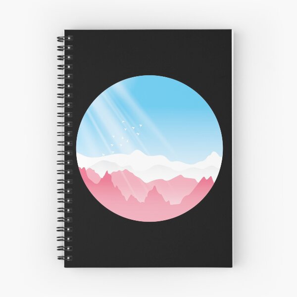 Item preview, Transgender Sunrise Mountains Landscape designed and sold by Pridish.