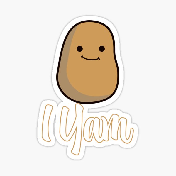 Item preview, I Yam Couples Cute She’s My Sweet Potato designed and sold by ForFunDesigns.