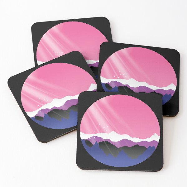 Item preview, Genderfluid Sunrise Mountains Landscape designed and sold by Pridish.