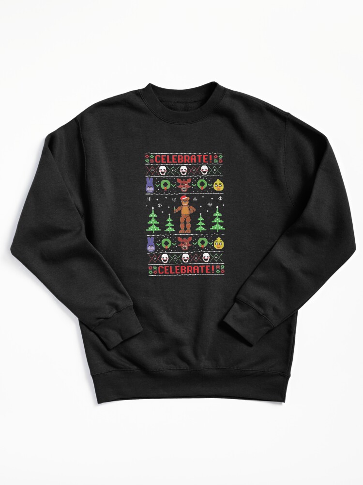 Thumbnail 2 von 7, Pullover, Fünf Nächte bei Freddy's Ugly Sweater designt und verkauft von DanielEmberson.
