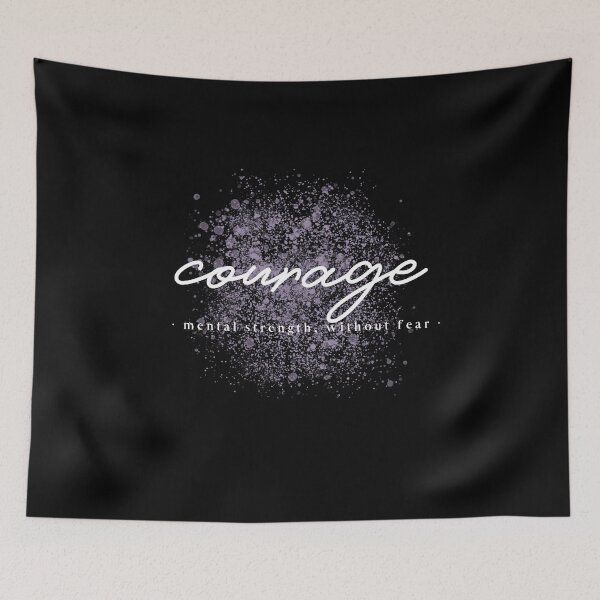 Item preview, Inspirational Words Courage Mental Strength Without Fear designed and sold by Not A Typical  Teacher.