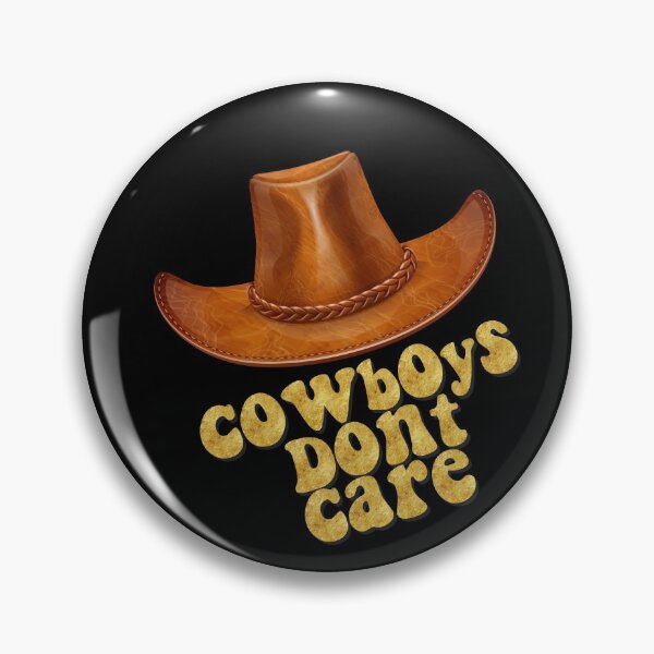 Item preview, Copy of Cowboys Dont Care Gold designed and sold by Autographix.