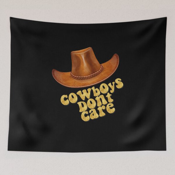 Item preview, Copy of Cowboys Dont Care Gold designed and sold by Autographix.