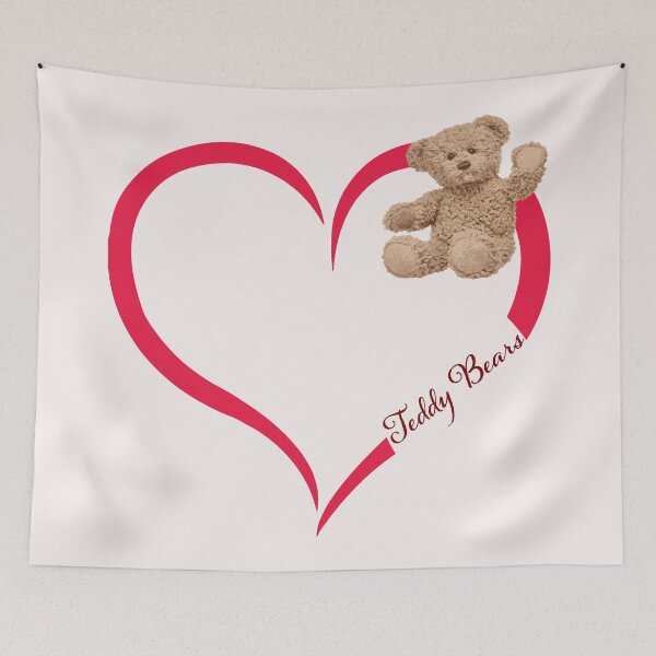 Item preview, Teddy Bear lover heart designed and sold by JAZTshirt.