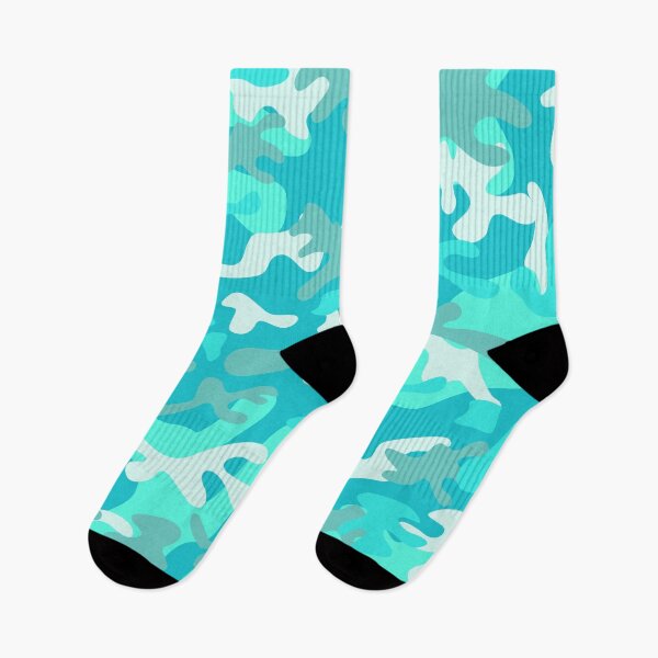 Item preview, Preppy Summer Beach Ocean Aqua Blue Teal Turquoise Camouflage  designed and sold by IamTrending.