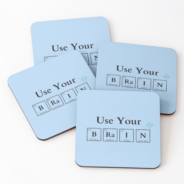 Item preview, Use You Brain Chemistry Periodic Table Symbols Elements designed and sold by Rebecca Blossom.