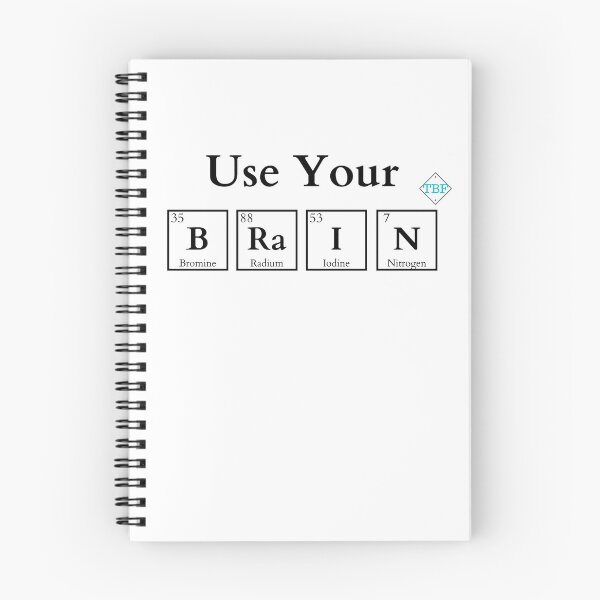 Item preview, Use You Brain Chemistry Periodic Table Symbols Elements designed and sold by Rebecca Blossom.